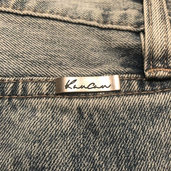KANCAN Mara Ultra High Rise 90'S Wide Leg Jeans Sz. 15/31 Light-Wash 100% Cotton - Picture 7 of 10